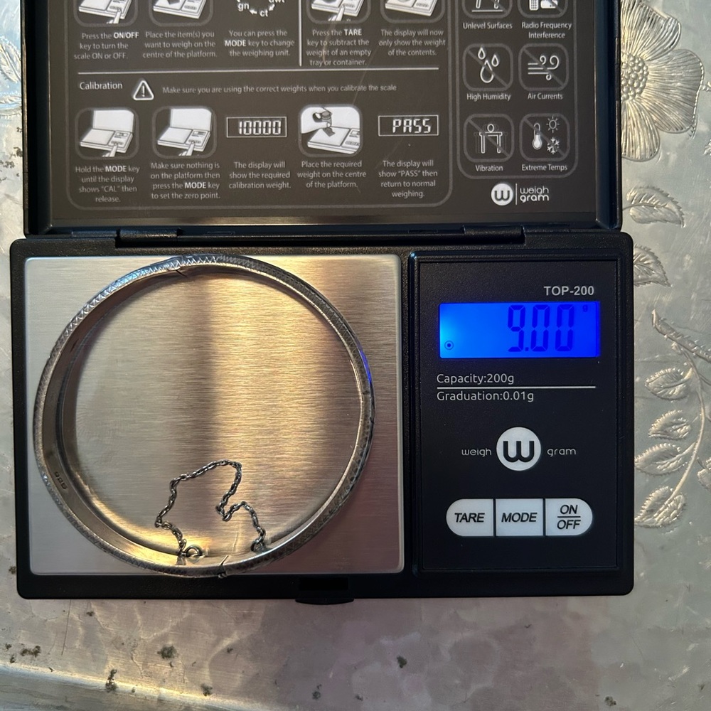 Source Unknown Engraved Safety Bangle Bracelet - … - image 6